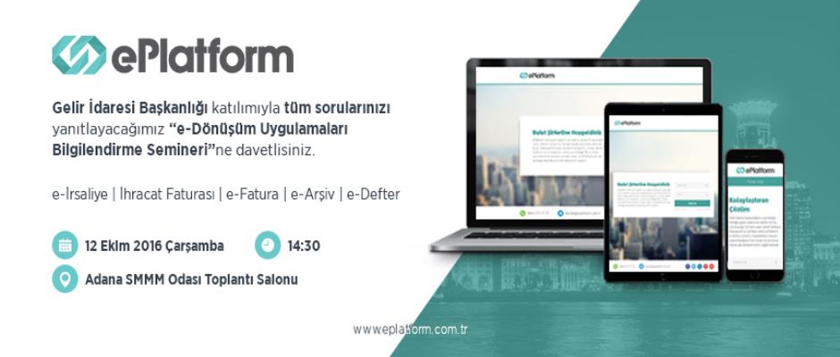 e-Dönüşüm Uygulamaları Bilgilendirme Semineri